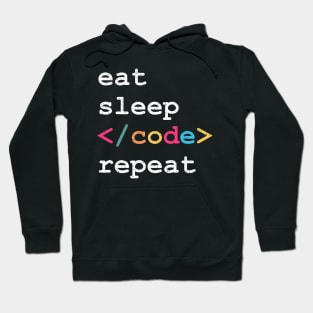 Eat Sleep Code Repeat Hoodie